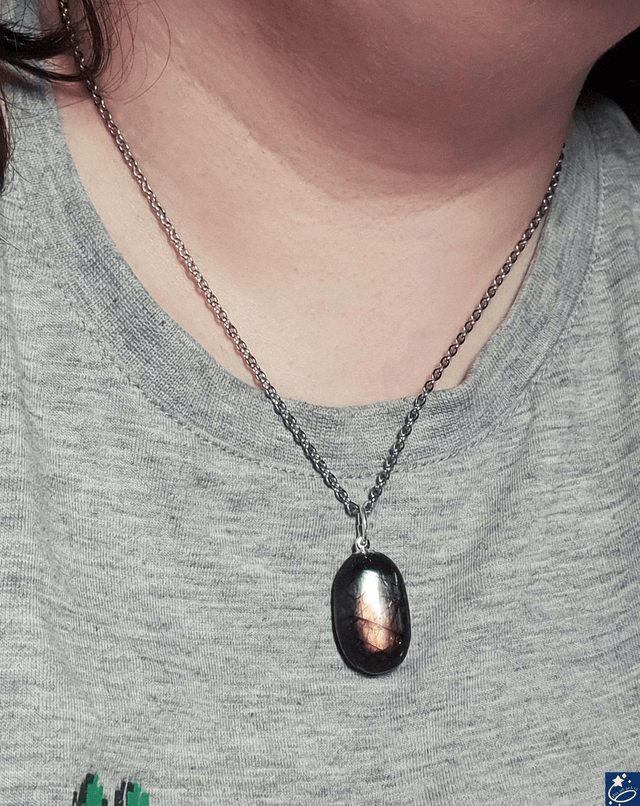 Collier en labradorite
