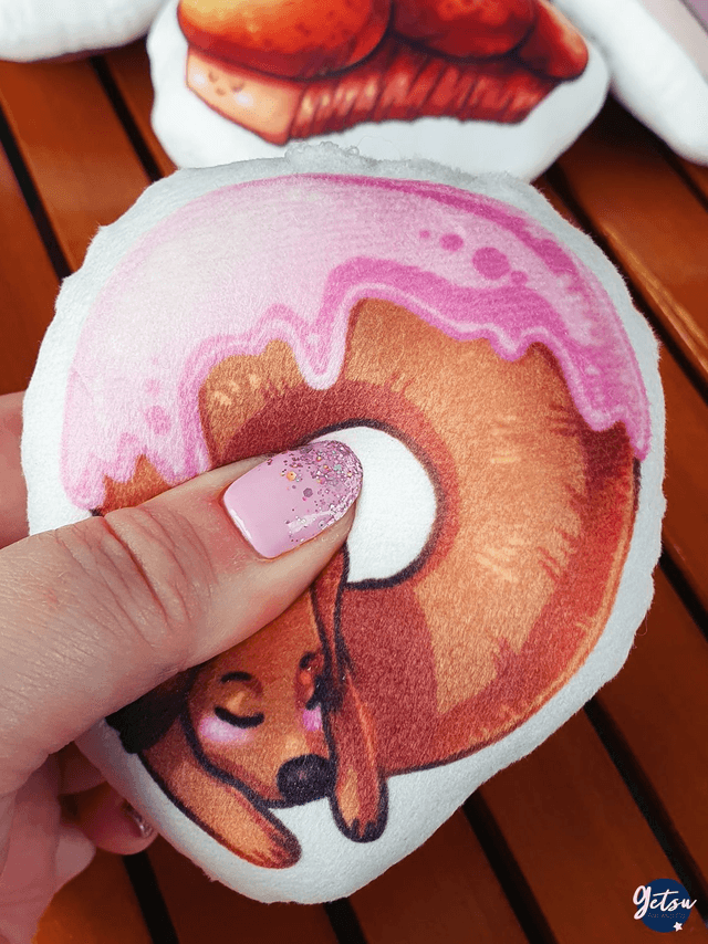 Porte-clef coussin daruma shiba