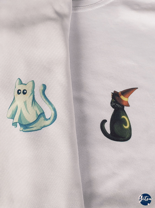 T-shirt Chat fantôme 