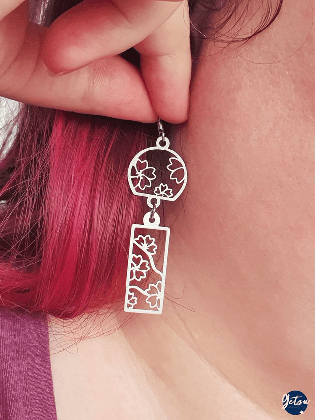 Boucles d'oreilles furin estival