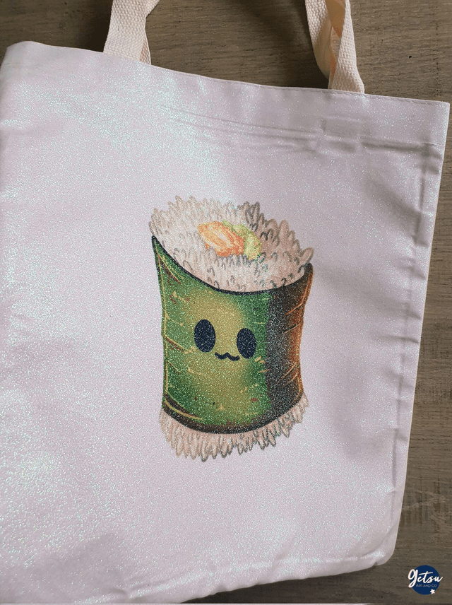 Totebag pailleté maki recto-verso