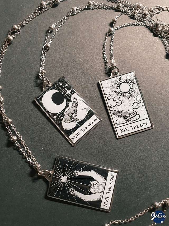 Collier tarot carte "The Star"