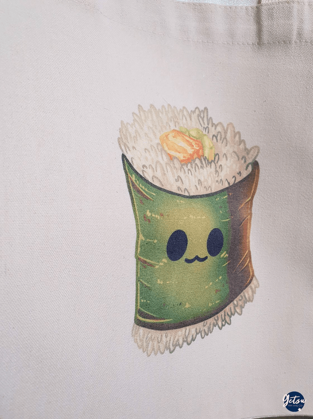 Totebag pailleté maki recto-verso