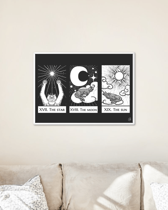 Poster A4 - cartes de tarot