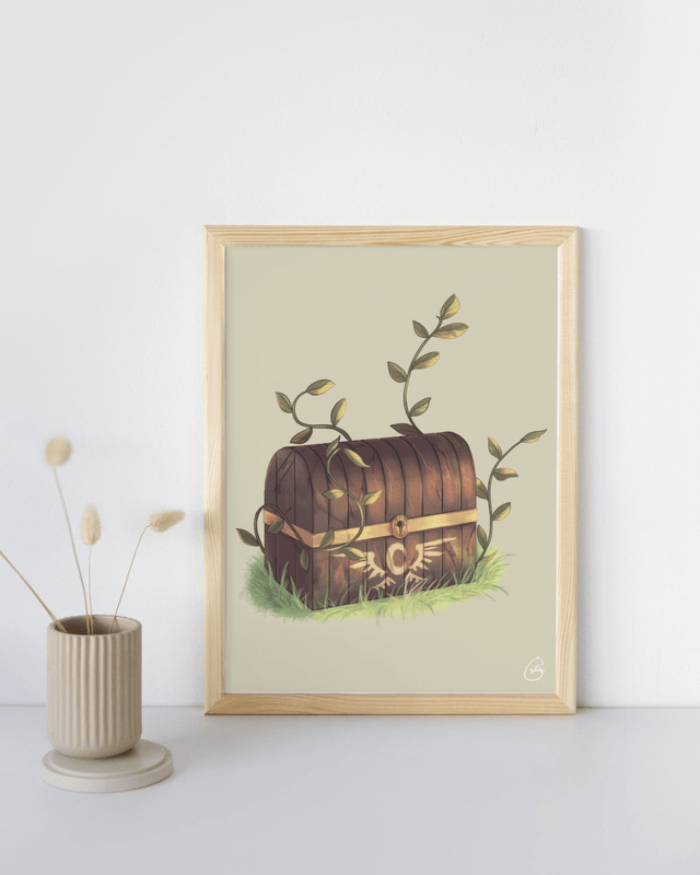 Poster A4 - coffre mystère