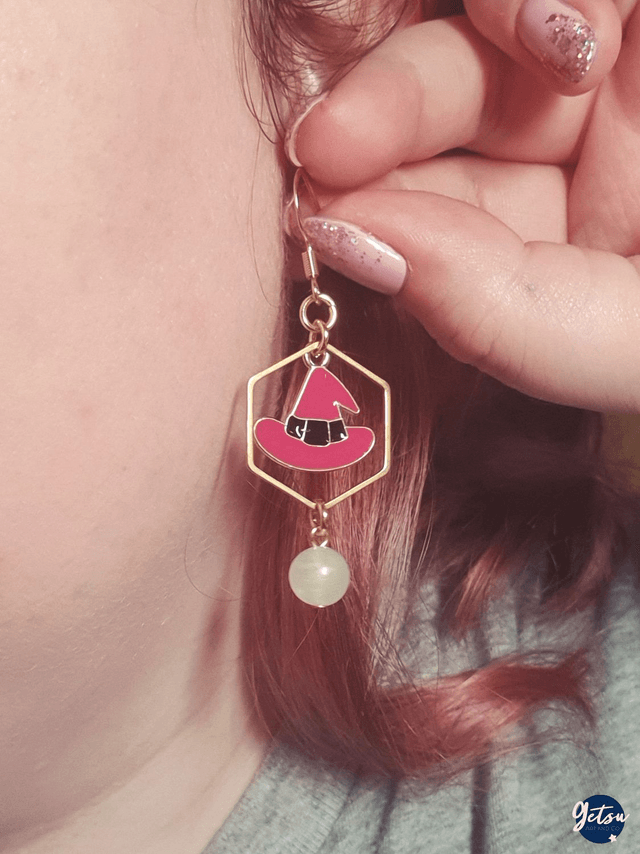 Boucles d'oreilles chapeaux de sorcière