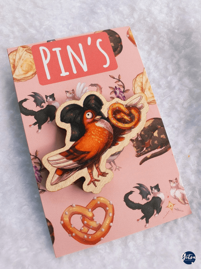 Pin's pigeon alsacien