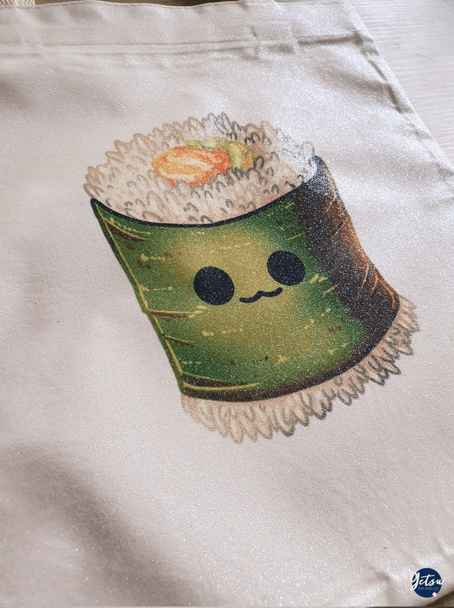 Totebag pailleté maki recto-verso