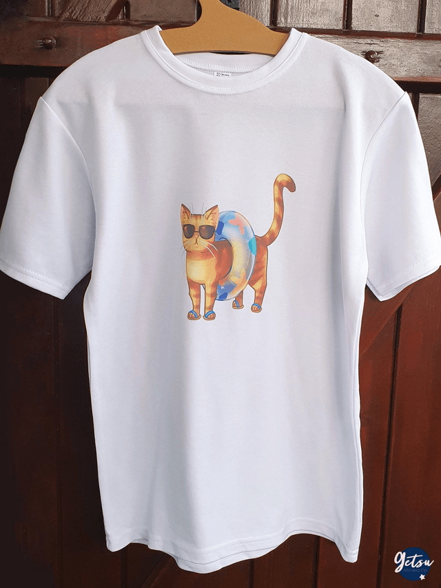 T-shirt Chat bouée
