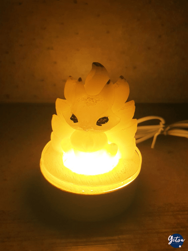 Veilleuse kitsune blanc