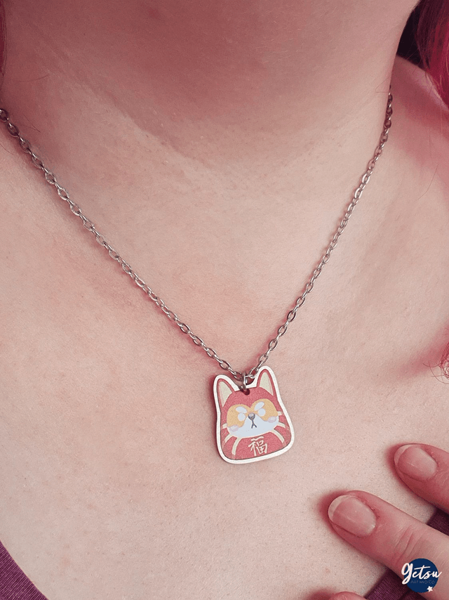 Collier Daruma Shiba