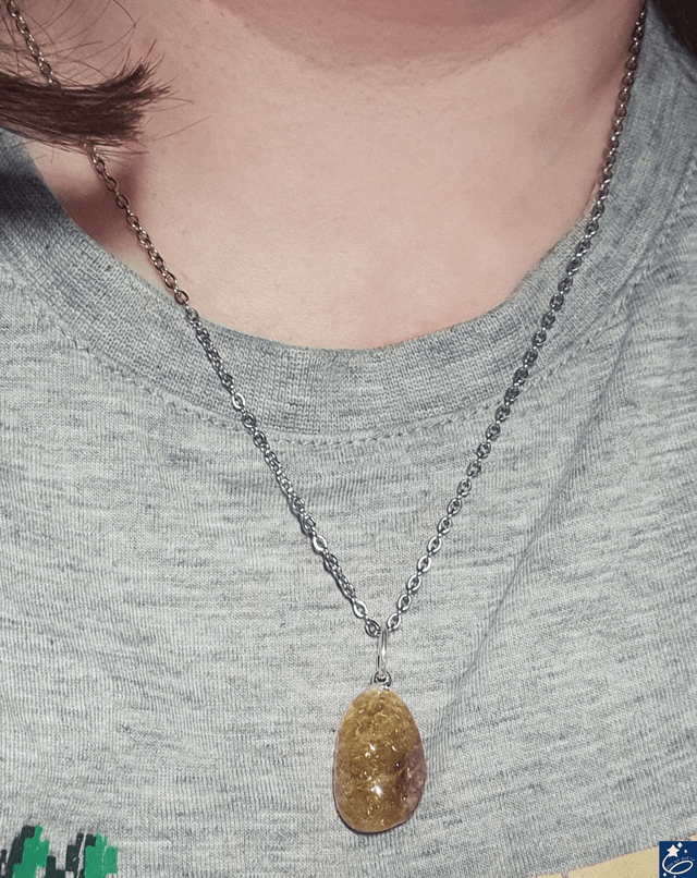Collier en citrine