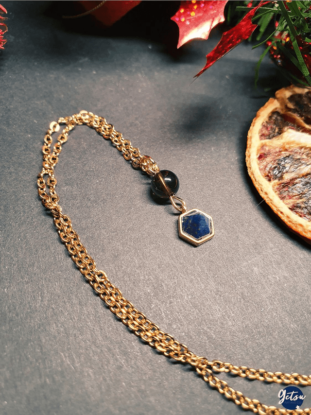 Collier mini-lazuli