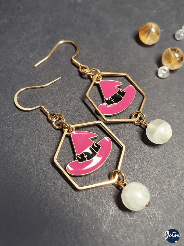 Boucles d&#039;oreilles chapeaux de sorcière