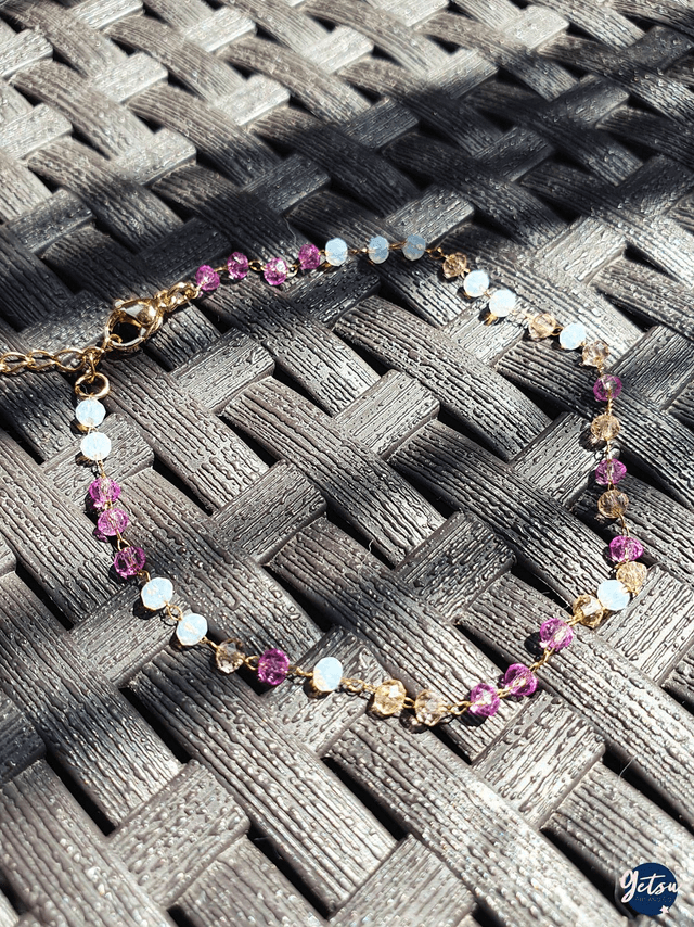 Bracelet fin perlé